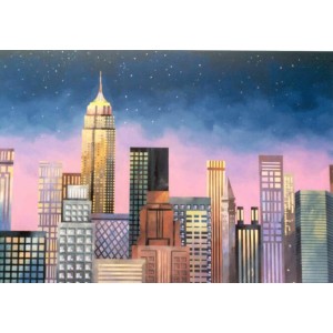 New York Skyline Backdrop