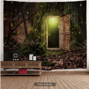 Door in Tree Backdrop